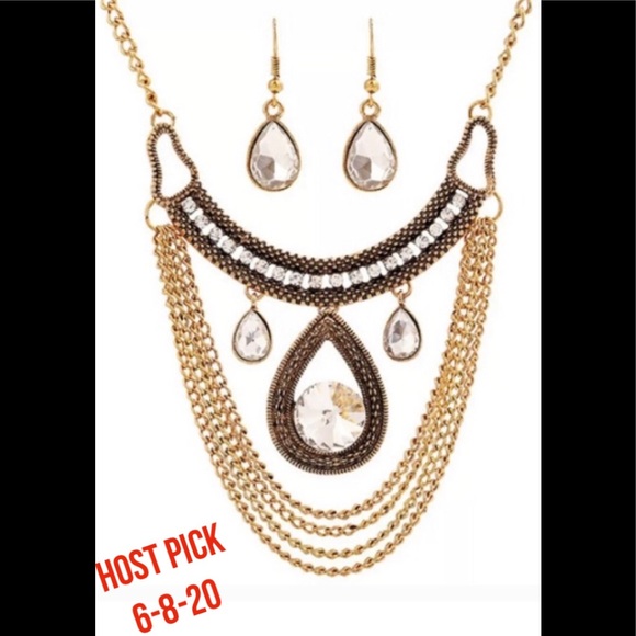 🔥GORGEOUS Chain Statement Necklace Set🔥➖NWT🏷 - Picture 3 of 12
